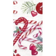 Салфетки 16бр Candy Canes